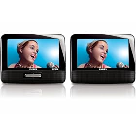 Philips PET7402/37 7-Inch Dual Screen Portable DVD Player