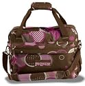 Jansport SuperBreak Luggage Tote Bag Chocolate Chip Dots