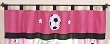 Girls Soccer Window Valance by JoJo Designs