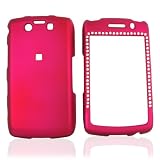 For Blackberry Storm 2 Rubberize Hard Case Gems Pink