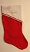 Candy Cane Trim Felt Christmas Stocking With Embroidered Name Stymie