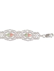 Black Hills Gold 8 1/2 inch Sterling Silver Bracelet