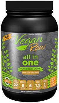 Vegan Raw All In One Vanilla Chai - Delicious Plant Based Nutritional Mix