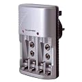 Lloytron Plug In Mains Battery Charger For AA / AAA / 9V NiMH / NiCD Rechargeable Batteries