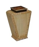Bombay Style Handwoven Light Bamboo Planter