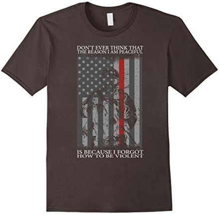 Men's The Reason I Am Peaceful - Veteran XL Asphalt