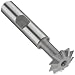Niagara Cutter DA129 Double Angle Shank Type Cutter, High Speed Steel, Uncoated (Bright), Weldon Shank, 60 Degree Angle, 3/4
