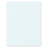Ampad 22000 - 20lb Quadrille Pad w/4 Squares/Inch, Ltr, White, 1 50-Sheet Pad-AMP22000