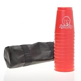 Sport Stacking Game, Stacks Cups – red, Gift Idea