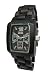 Tense Dark Sandalwood Rectangular Mens Wood Watch J8302D