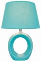 Viko Table Lamp Blue Fabric Shd Blue
