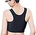 UGET Les Lesbian Tomboy Short Vest Chest Binder Tops 3XL Black