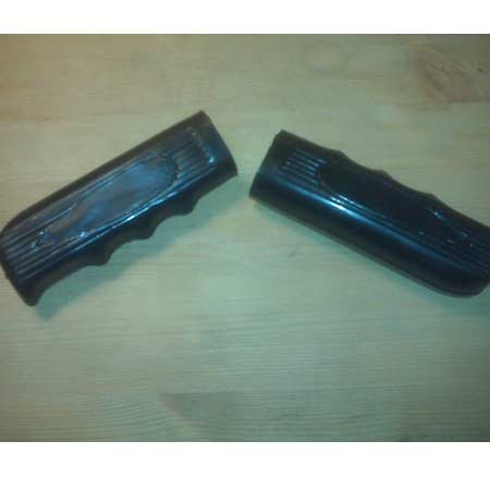 Bike | Bicycle Oval Vintage Grips Replica - Black