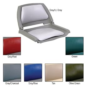 Action Fold-Down Padded Boat Seat by