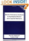 Mean-Variance Analysis in Portfolio Choice and Capital Markets