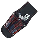 （まとめ）電工ポケット WAIST GEAR 【ドライバー差し×5セット】 レッド（赤） マーベル MDP-62AR