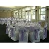 White Wedding Banquet Chair Cover- Round Top Type(set of 10)