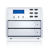 Sans Digital MobileSTOR MS2UT+ 2 Bay SATA to eSATA/USB 2.0 RAID 0/1/SAFE33/50 Enclosure (Silver)