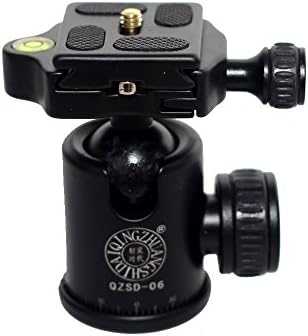 QZSD Q-06 Q06 Aluminum Tripod Ball Head Ballhead with Quick Release Plate Pro Camera Tripod Max load to 15kg