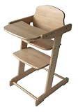 Futura High Chair Natural Finish, by Kettler