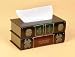 Long Tissue Box Cover, Stack of Old Books
