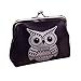 Wallet,toraway Vintage Women Small Coin Pockets Hasp Owl Purse Clutch Wallet Bags (Black)