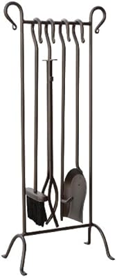 UniFlame 5-Piece Bronze Inline Fire Set