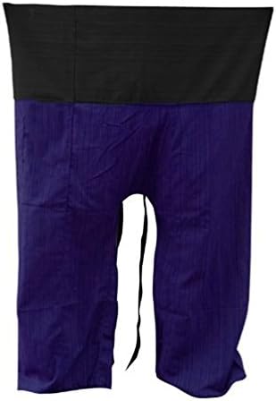 Thai Fisherman Pants Yoga Trousers FREE SIZE Plus Size Cotton