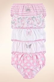 5 Pack Pure Cotton Butterfly Briefs