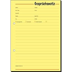 Sigel GE513 Gespr�chsnotiz A5 10 Bl�cke