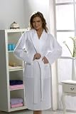 Luxury Hotel / Spa Collection - Exquisite Elegance - Waffle Weave Bathrobe, 100% Genuine Turkish Cotton, size S / M