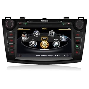 Cheap  Rupse For 2010-2013 Mazda 3 Indash DVD GPS Navigation With dual-core/3Zone POP 3G/WIFI/20 Disc CDC/ DVD Recording/ tooth handsfree / Steering wheel control / Phonebook / Game