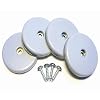 Slide Glides 2" (4 Pack) - Move Any Furniture With Ease Using These Special Ultra-Low-Friction Self Adhesive (or Screw-In) Gliders