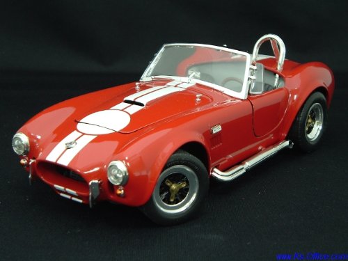 【FORD】シェルビーコブラ 1964y(レッド) 1/18モデルカー(ミニカー) フォードグッズ