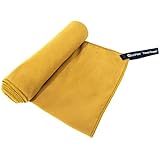 Microfiber Towel, Camp Towel, Gym Towel, Antibacterial Towel and Travel Towel ~ Perfect for Camping Towel, Backpacking Towel, Beach Towel and Bath Towel ~ Free Mesh Bag Included