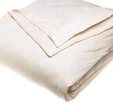 Deluxe 400-Thread-Count 100% Cotton Sateen Ivory Duvet Cover, King