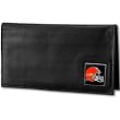 Cleveland Browns Executive Leather Checkbook Cover in a Tin - NFL Football Fan Shop Sports Team Merchandise