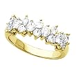 14K Yellow Gold Diamond Wedding/Anniversary Band - 0.90 Ct.