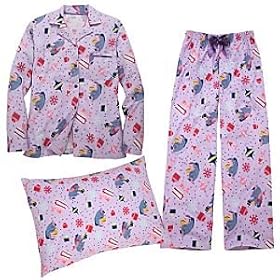 Buy Disney Flannel Piglet and Eeyore Pajamas and Pillowcase Set for Women by Disney