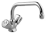 Kludi Standard 319190515 Sp&uuml;ltisch-Temperier-Einlochbatterie/Niederdruck chrom