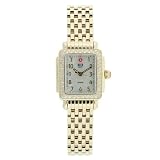 Expensive Diamond Watch, Michele Womens Deco Diamond Quartz Watch 