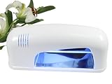 Professional UV Gel Lamp Light Nail Dryer Pro Finish Quick Dry 9W white