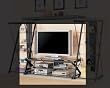 Gray TV Stand By Coaster Furniture