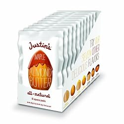 Justin's Nut Butter Natural Maple Almond Butter, 10, 1.15 ounce Squeeze Packs  (Pack of 3)