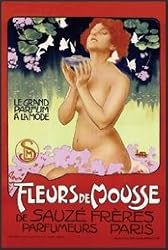 PERFUMES PARIS 24x36 Poster Framed