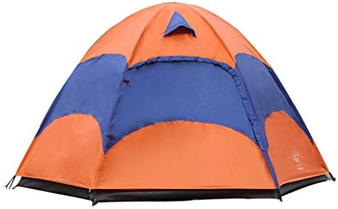 Cloudy 5-8 People Climbing Beach Sundome Windproof Waterproof Tent (7.92*7.92*4.79inch,Orange)