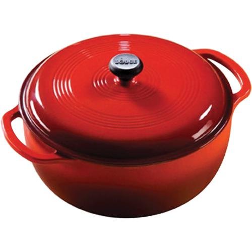 Lodge Color 7.5-Quart Dutch Oven, Island Spice Red