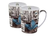 Nuova R2S - R8711,313 - Coffret 2 Mugs - Vespa - Porcelaine