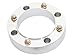 RockTrix - 1.5 inch ATV Wheel Spacers (4x156, 3/8x24 Studs, Flat Nuts) Compatible with Polaris and Kawasaki (Read Listing for Year and Model) - UTV Silver V1 38mm 4pcs