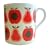 Orla Kiely Bone China Mug - Red Apples and Pears